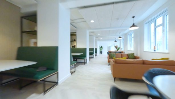 FPV drone footage showcasing premium interior refurbishment captured through dynamic fly-through filming.