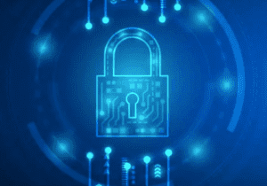 featured-image (1) UAV survey data security concept showing encrypted aerial mapping data protected by digital lock. Secure processing and delivery of UAV survey data ensures accurate aerial mapping outputs that integrate directly with CAD and GIS platforms.